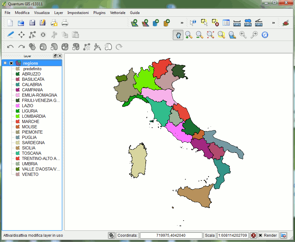 Italy - Regions