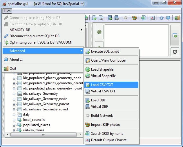 TXT/CSV import