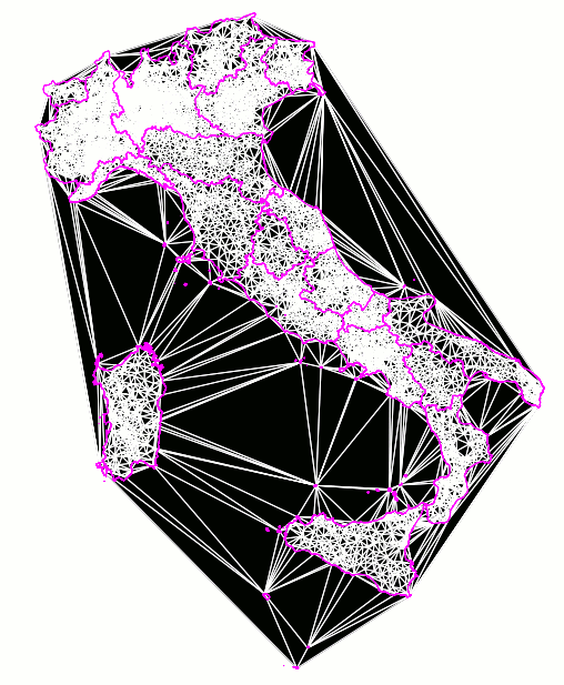 delaunay-convexhull relationship