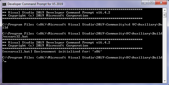 MSVC how-to