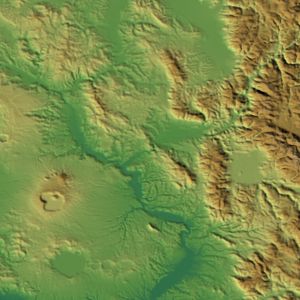 SRTM Italy shaded relief