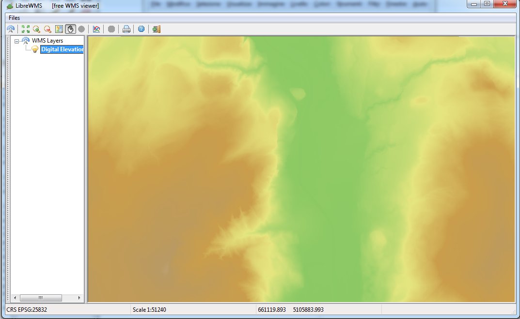 Trento DEM color map